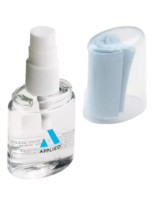 Lens Cleaning Spray & Microfiber Cloth w/Applied Logo