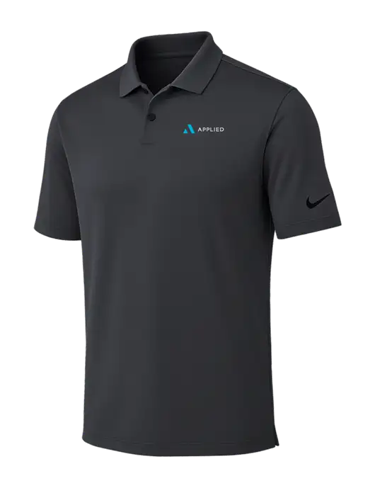 Nike Dark Grey Dri-FIT Vapor Polo w/Applied Logo