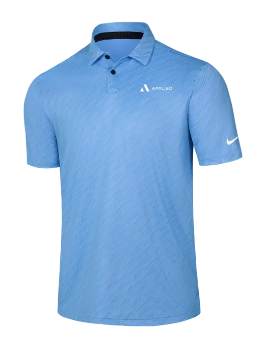 Nike Light Blue Vapor Dash Polo w/Applied Logo