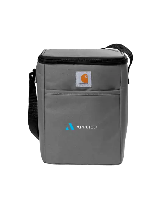 Carhartt Medium Grey Vertical 12-Can Cooler w/Applied Logo