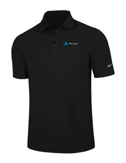 Nike Black Dri-FIT Classic Polo w/Applied Logo