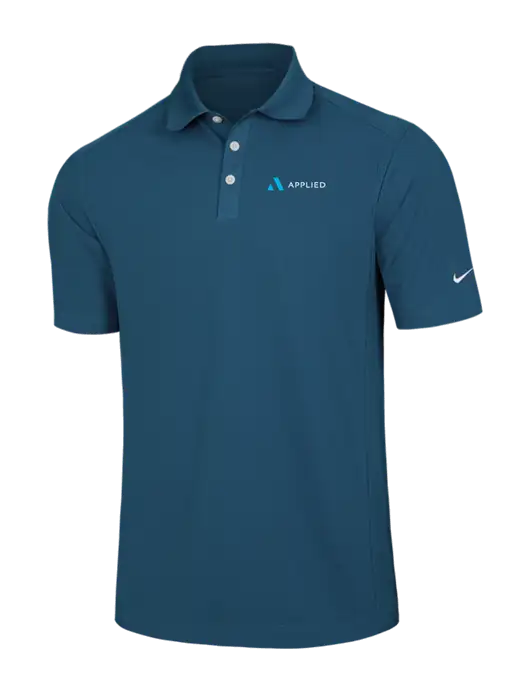 Nike Light Navy Dri-FIT Classic Polo w/Applied Logo