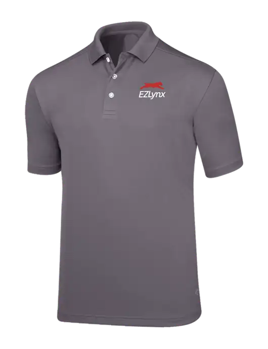 Callaway Core Medium Grey Performance Polo w/EZLynx Logo