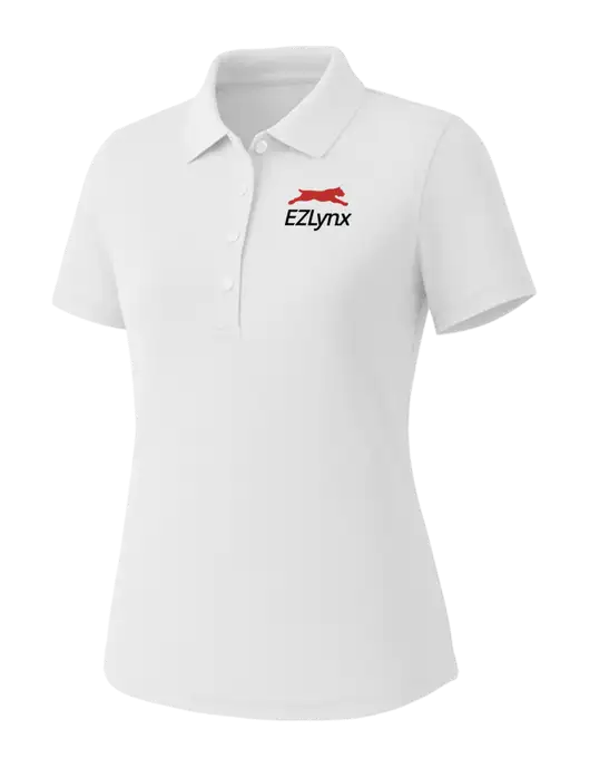 Callaway Womens Core Bright White Performance Polo w/EZLynx Logo
