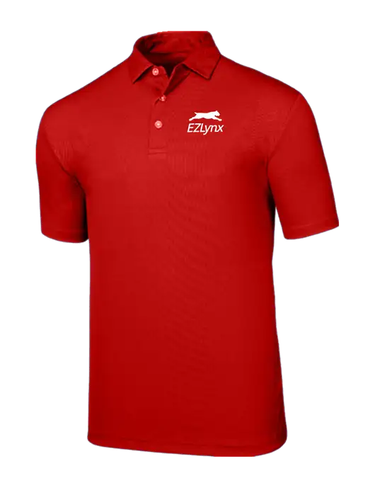 Callaway Birdseye Red Polo w/EZLynx Logo