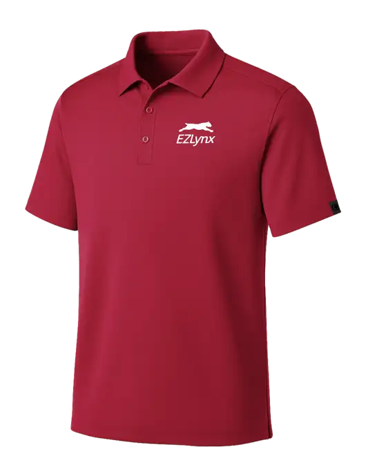 OGIO Red Framework Polo w/EZLynx Logo
