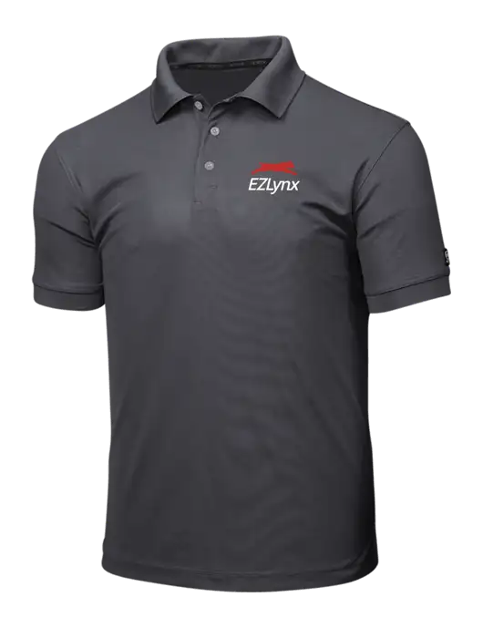 OGIO Charcoal Grey Caliber 2.0 Polo w/EZLynx Logo