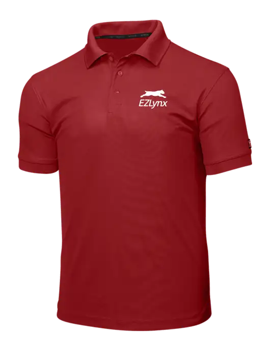 OGIO Red Caliber 2.0 Polo w/EZLynx Logo