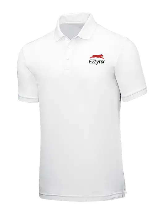 White Core Classic Pique w/EZLynx Logo