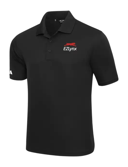 Adidas Black Basic Sport Polo w/EZLynx Logo