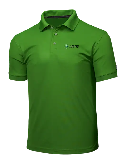 OGIO Dark Kelly Green Caliber 2.0 Polo w/IVANS Logo