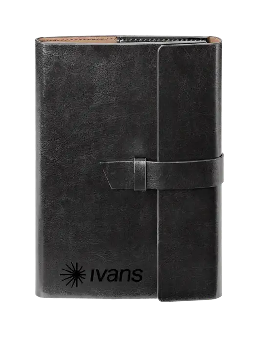 Fabrizio Black 6.875 x 9.56 Portfolio w/IVANS Logo
