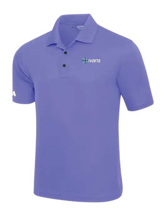 Adidas Light Purple Basic Sport Polo w/IVANS Logo