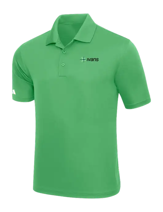 Adidas Kelly Green Basic Sport Polo w/IVANS Logo