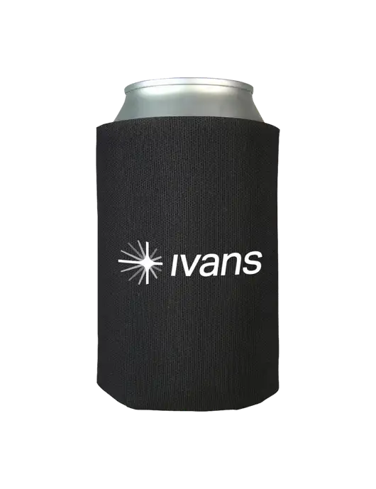 Black Foam Coolie w/IVANS Logo