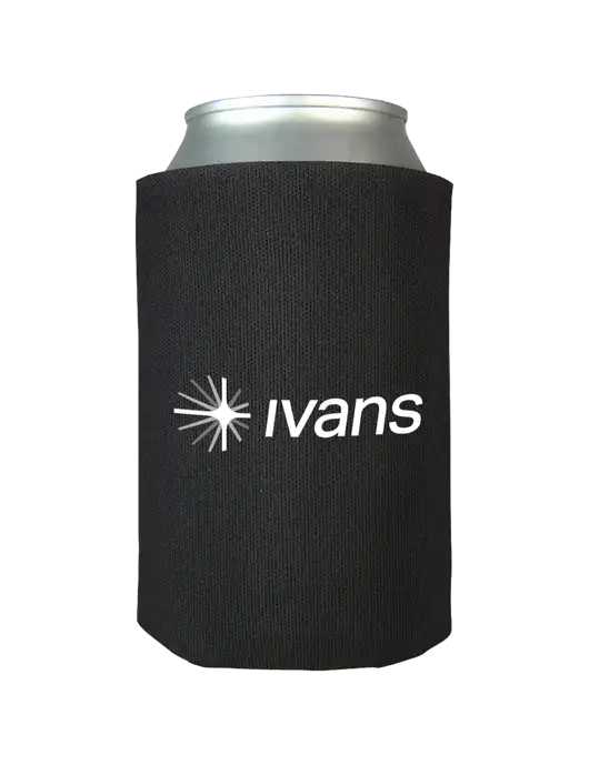 Black Foam Coolie w/IVANS Logo