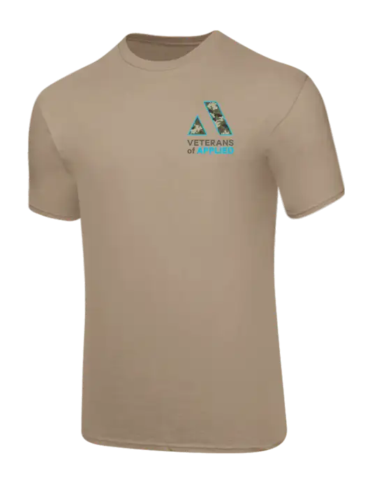 Core Blend Dark Tan T-Shirt w/Veterans At Applied Logo