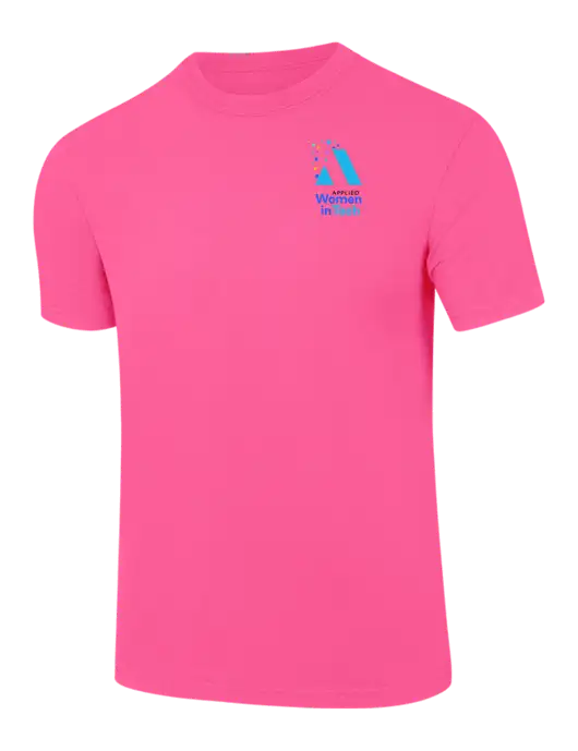 Comfort Colors 6.1 oz Neon Pink Heavyweight Ring Spun T-Shirt w/Applied Women in Tech Logo