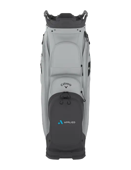 Callaway Org 14 Light Grey Golf Bag  w/Applied Logo