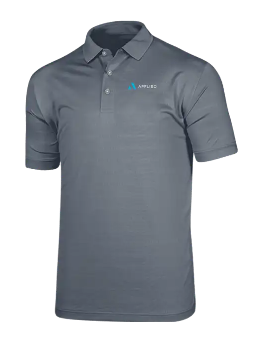Callaway Vibrant Light Grey Ventilated Polo w/Applied Logo