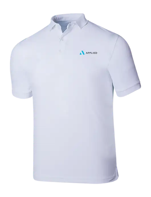 Callaway Ottoman Bright White Polo w/Applied Logo