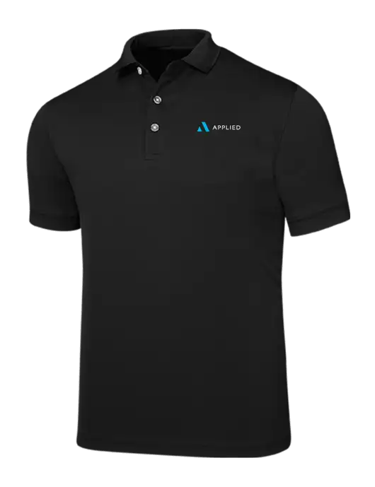 Callaway Ottoman Black Polo w/Applied Logo