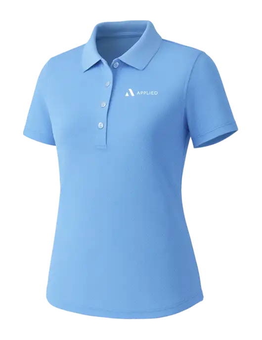 Callaway Womens Core Light Blue Performance Polo w/Applied Logo