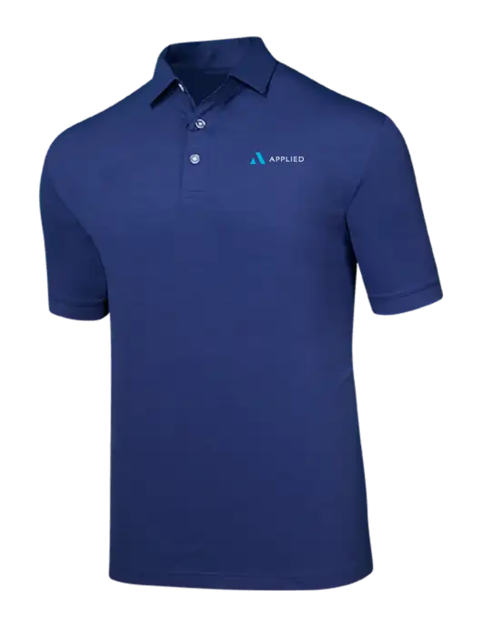 Callaway Navy Fashion Tonal Polo w/Applied Logo