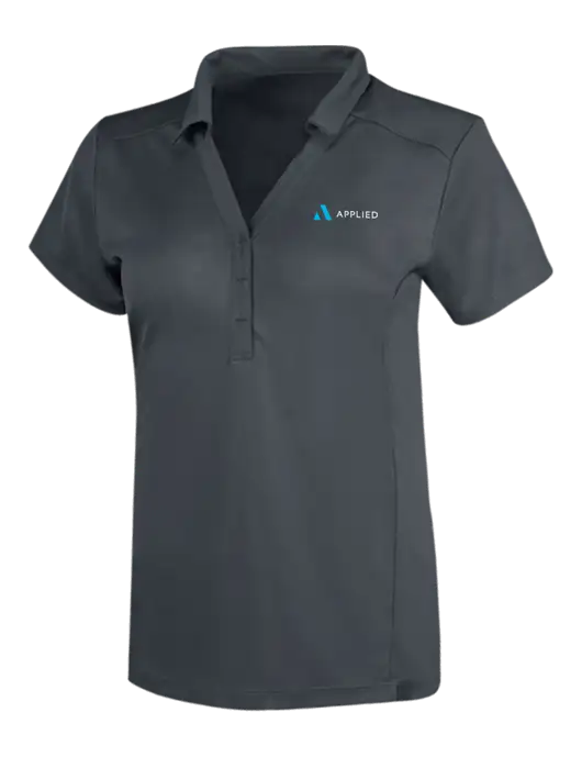OGIO Dark Grey Womens Framework Polo w/Applied Logo