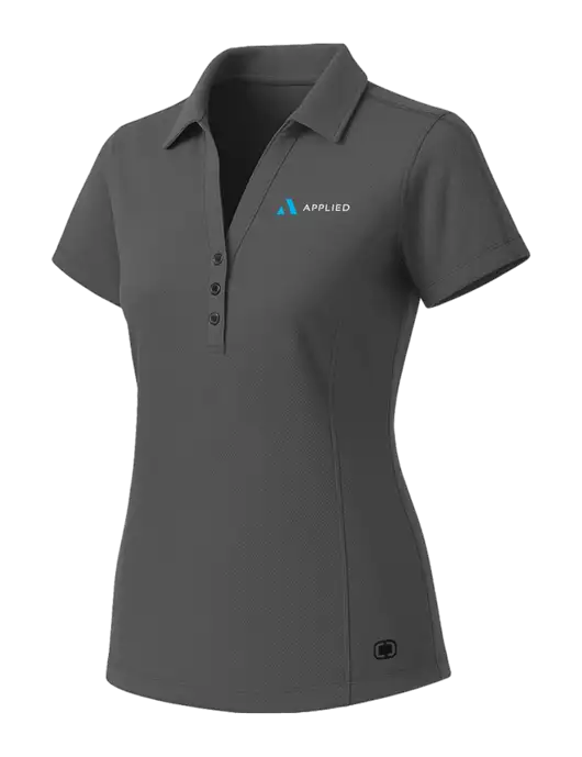 OGIO Womens Medium Grey ONYX Polo w/Applied Logo