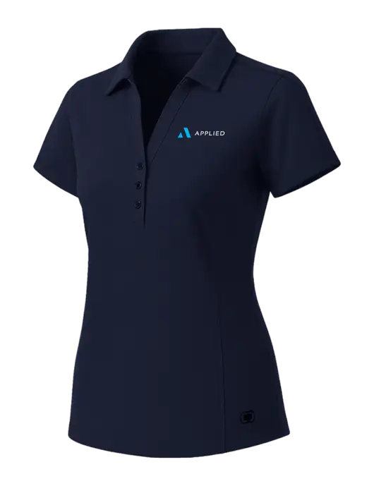 OGIO Womens Navy ONYX Polo w/Applied Logo