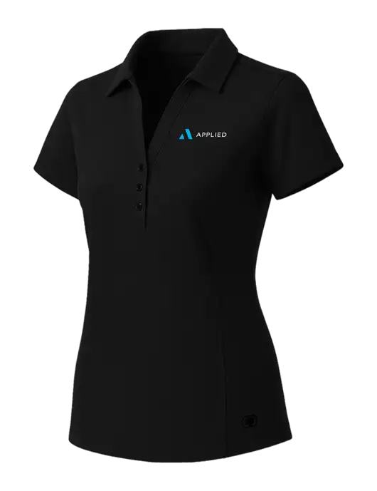 OGIO Womens Blacktop ONYX Polo w/Applied Logo
