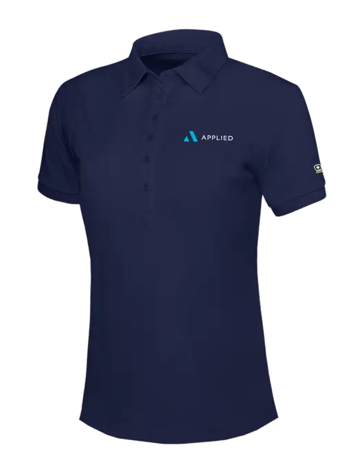 OGIO Womens Navy Jewel Polo w/Applied Logo