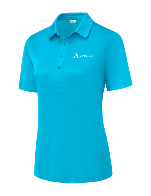 Sapphire Womens Posi-UV Pro Polo w/Applied Logo
