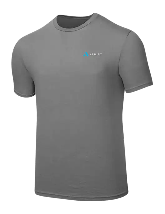 Seriously Soft Medium Grey T-Shirt w/Applied Logo