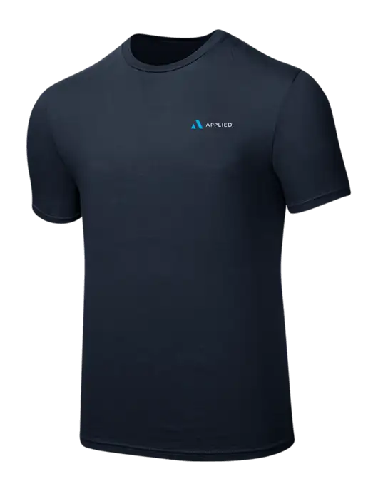 Seriously Soft Navy T-Shirt w/Applied Logo