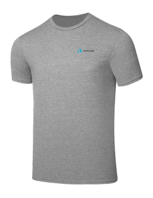 Seriously Soft Light Heather Grey T-Shirt w/Applied Logo