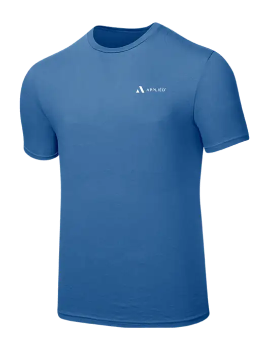 Seriously Soft Light Navy T-Shirt w/Applied Logo