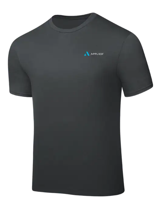 Dark Grey PosiCharge Competitor Tee w/Applied Logo