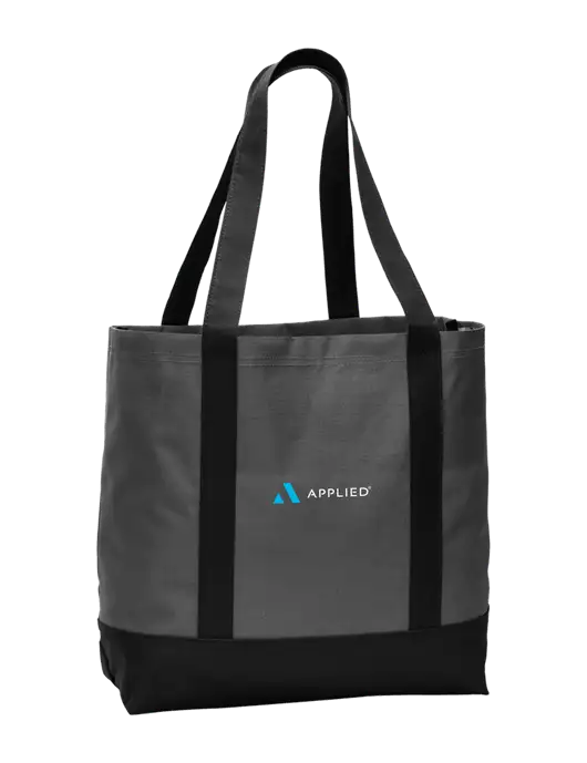 Carryall Charcoal/Black Day Tote Dark w/Applied Logo