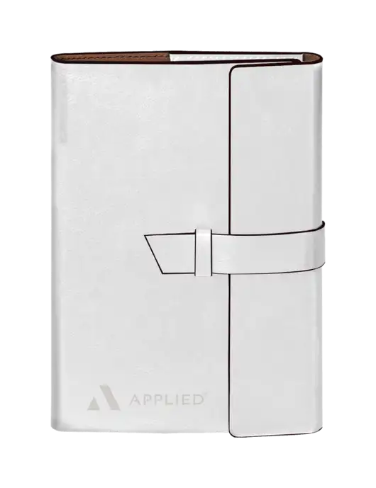 Fabrizio White 6.875 x 9.56 Portfolio w/Applied Logo