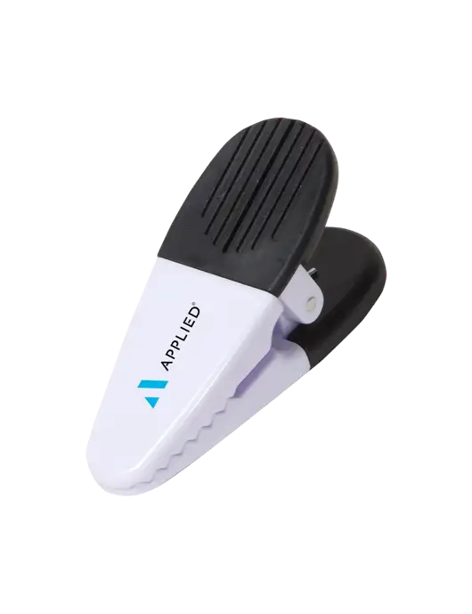 Magnetic White Power Clip w/Applied Logo
