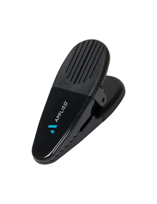 Magnetic Black Power Clip w/Applied Logo