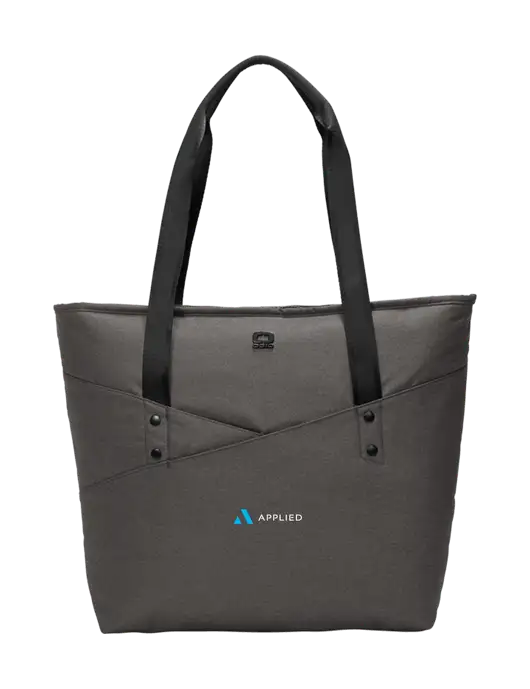 OGIO Tarmac Heather Downtown Tote 
 w/Applied Logo