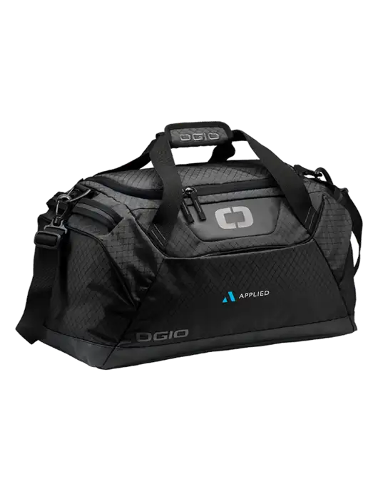 OGIO Black Catalyst Duffle
 w/Applied Logo