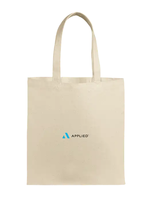 Eco Blend Natural Canvas Tote w/Applied Logo