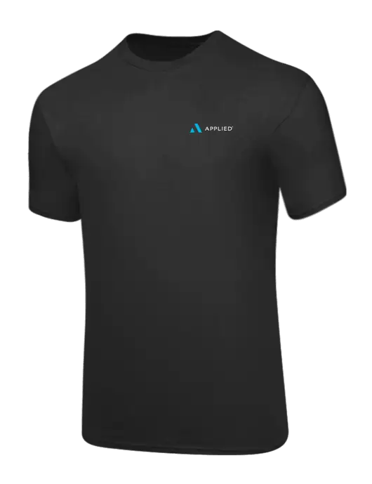 Core Blend Charcoal Grey T-Shirt w/Applied Logo