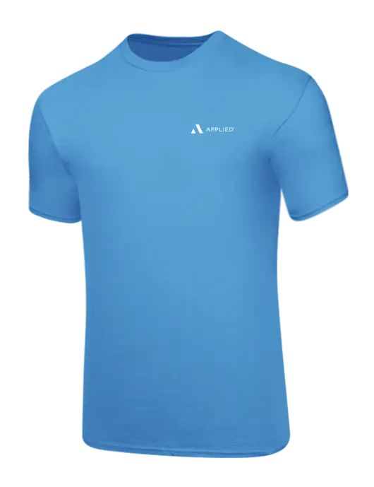 Core Blend Light Sapphire Blue T-Shirt w/Applied Logo
