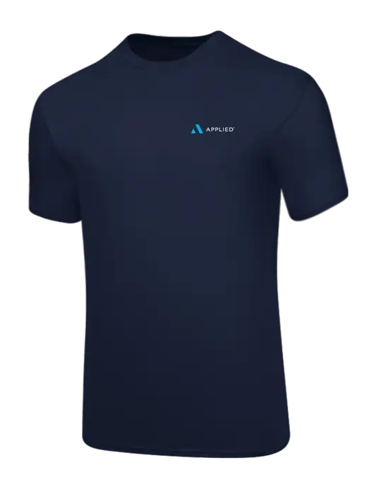 Core Blend Navy T-Shirt w/Applied Logo