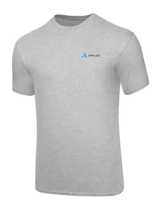 Core Blend Light Grey Heather T-Shirt w/Applied Logo